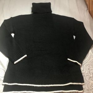 LOFT NWOT Merino Wool Blend turtle neck tunic